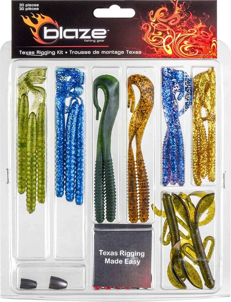 image of Blaze 30-piece Texas Rigging Kit