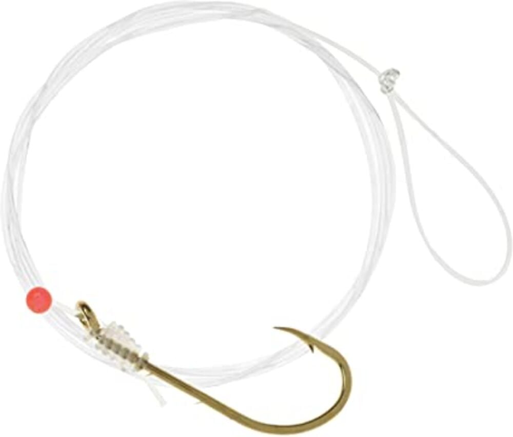 image of Snelled Aberdeen Gold Hook, #4