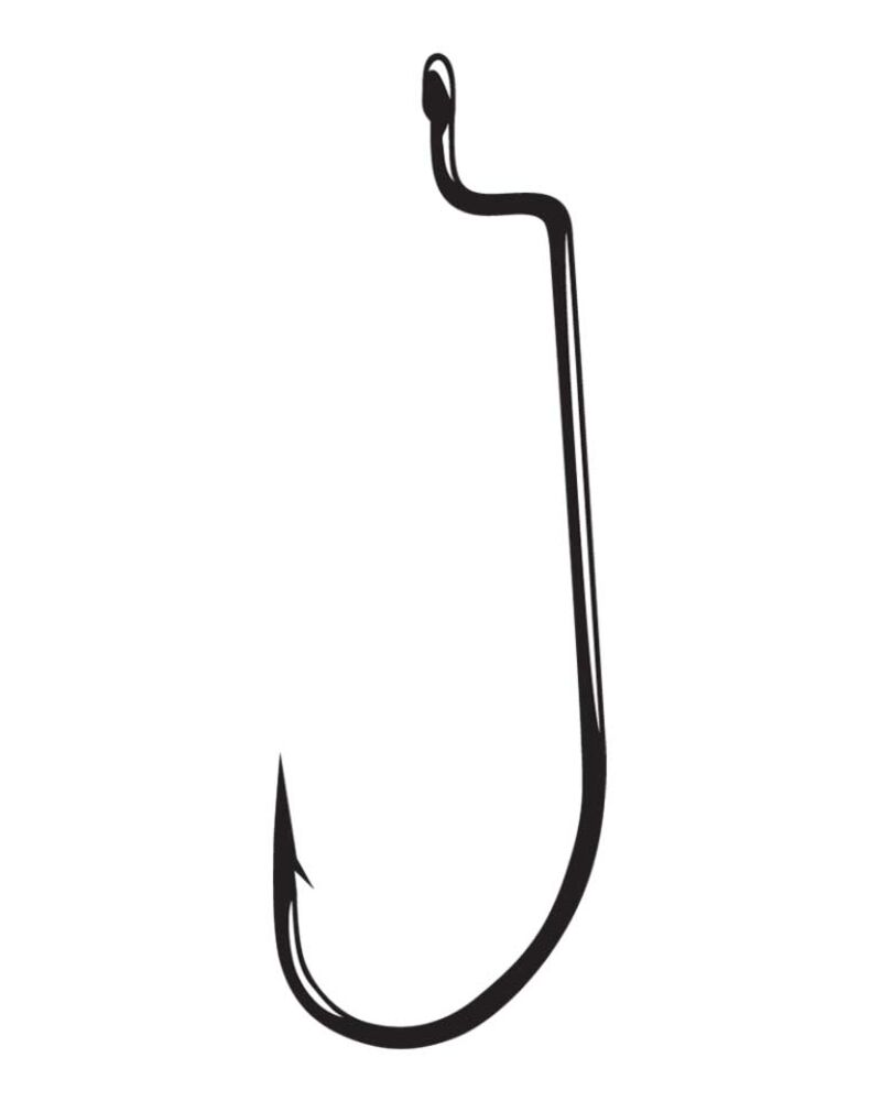image of Bronze Offset Shank Worm Hook, #4/0, 5 pack
