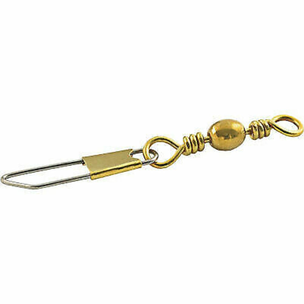 image of Brass Snap Swivels, #12, 7 pack