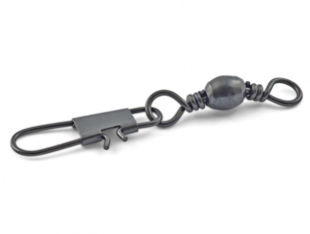 image of Black Interlock Snap Swivels, #14, 5 pack