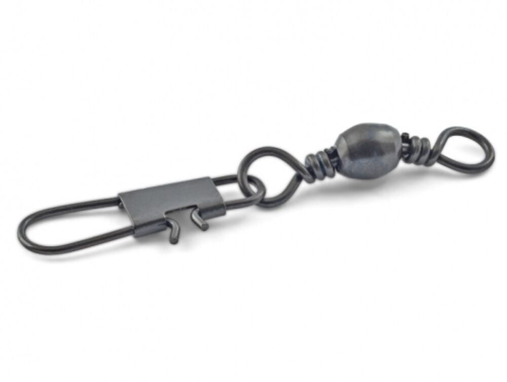 image of Black Interlock Snap Swivels, #12, 5 pack