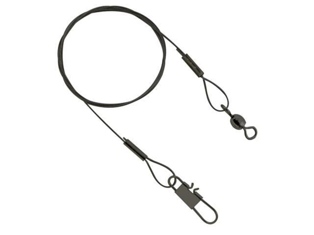 image of 6-in Black Leader, 20-lb Test, 3 pack