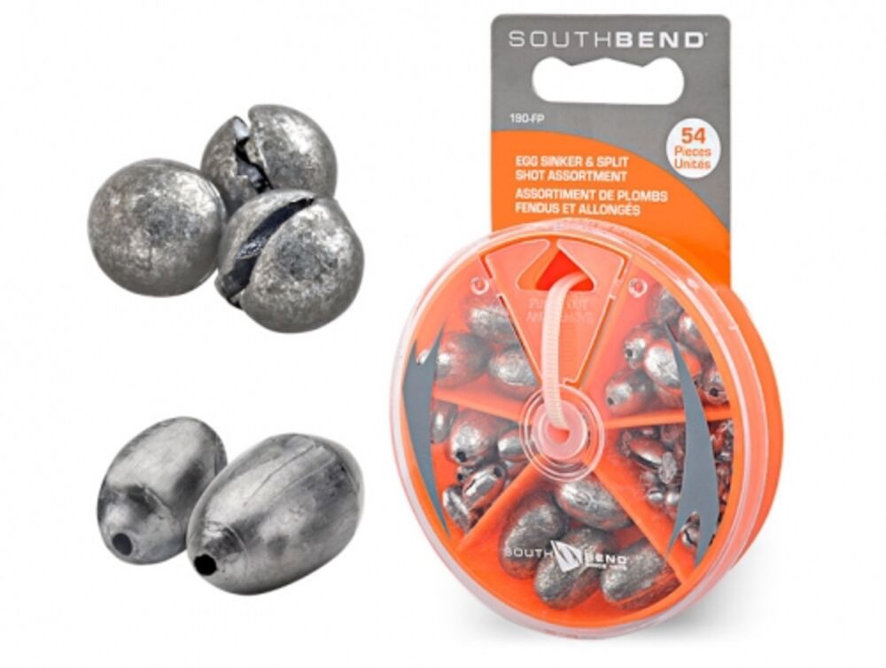 image of 54-piece Egg & Split Shot Sinker Assortment