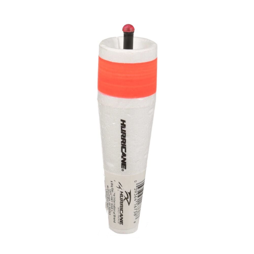 image of Slotted Red/White Weighted Float, 3-in