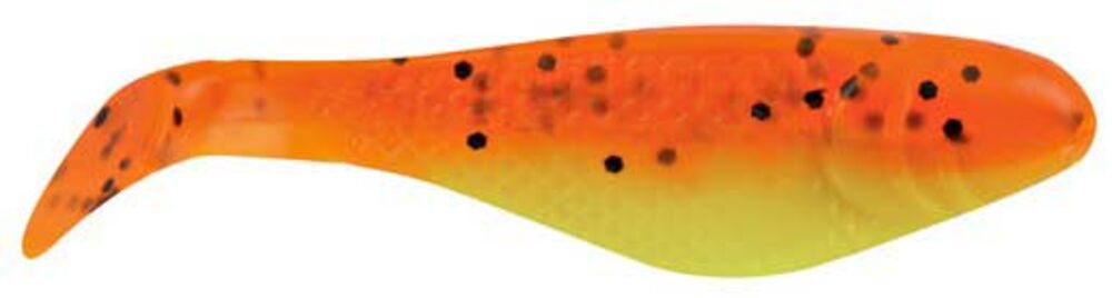image of 1 in Soft Fishing Lure, Chartreuse/Orange