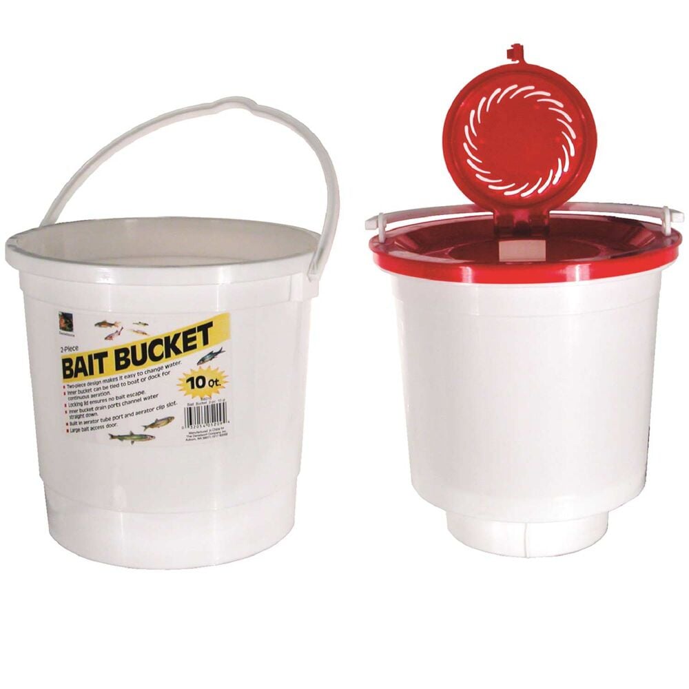 image of 2-piece 4-qt Bait Bucket