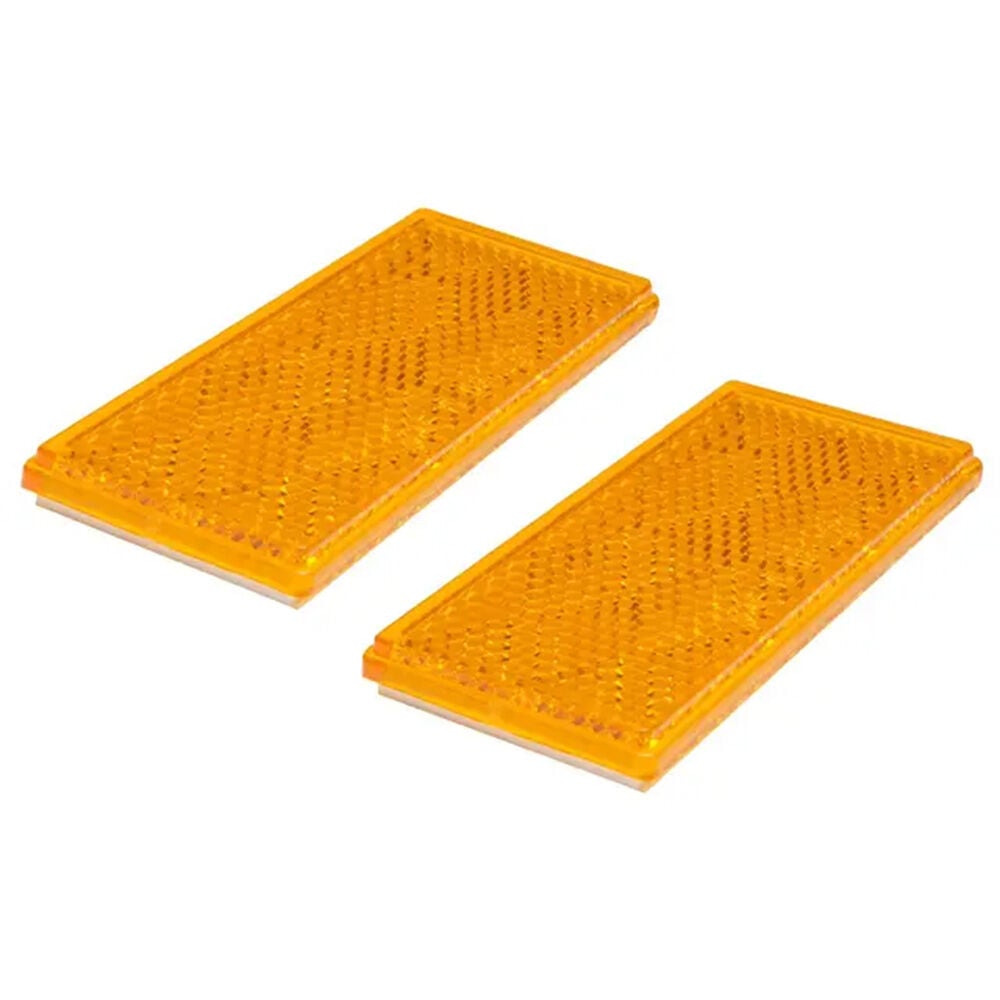 image of Stick-On Rectangle Trailer Reflector