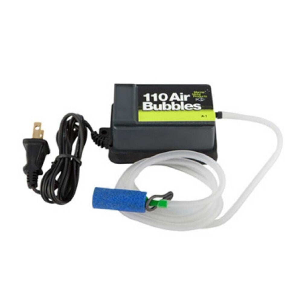 image of Metal 110V Air Pump with Tubing and Air Stone