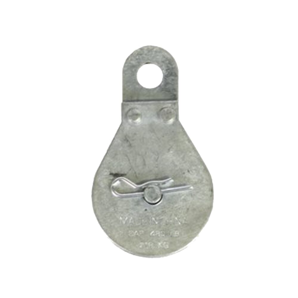 image of Zinc Plated Fixed Eye Cable Block with 1 1/2 in Sheave