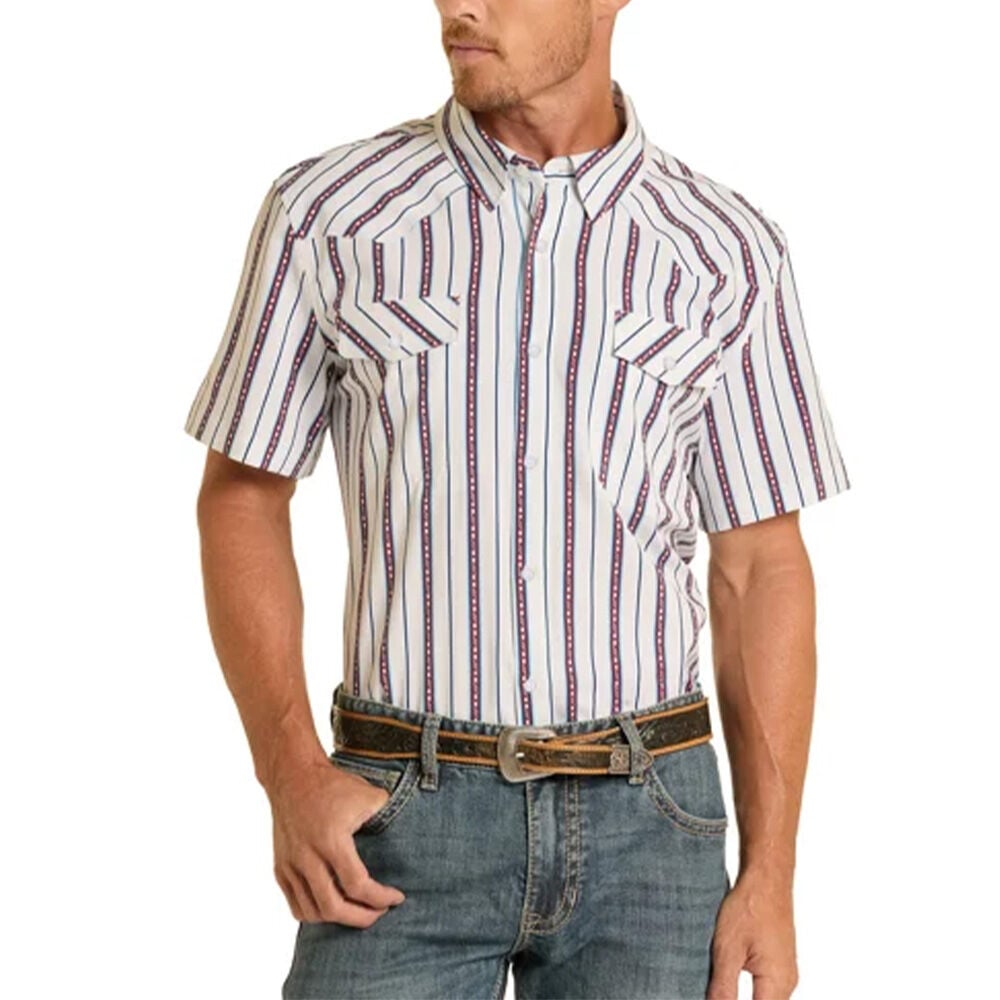 image of Men's TEK Stripe Short Sleeve Shirt