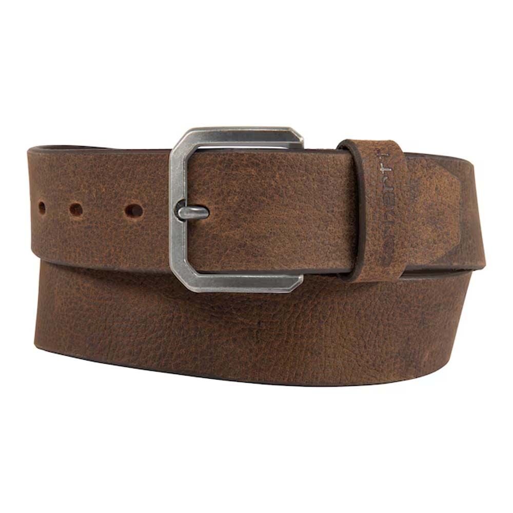 image of Men's Classic Leather Belt, Dark Brown
