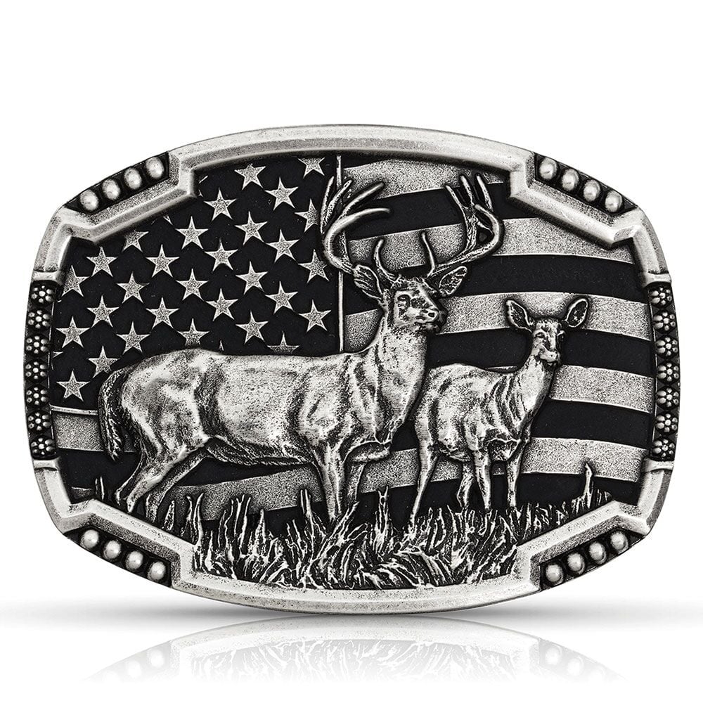 image of Matched Pair Deer Buckle