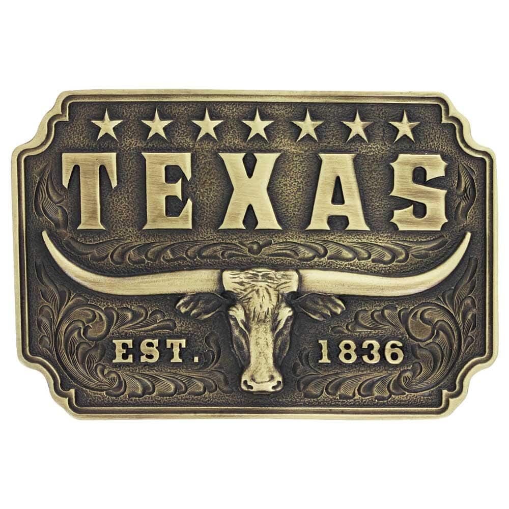 image of Classic Texas Longhorn Attitude Buckle