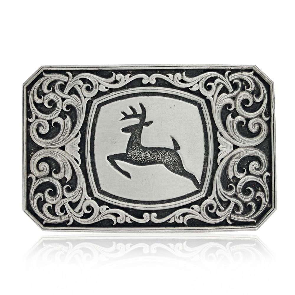 image of John Deere Filigree Attitude Buckle