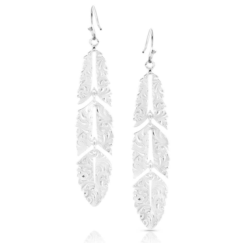image of Freedom Feather American Made Earrings
