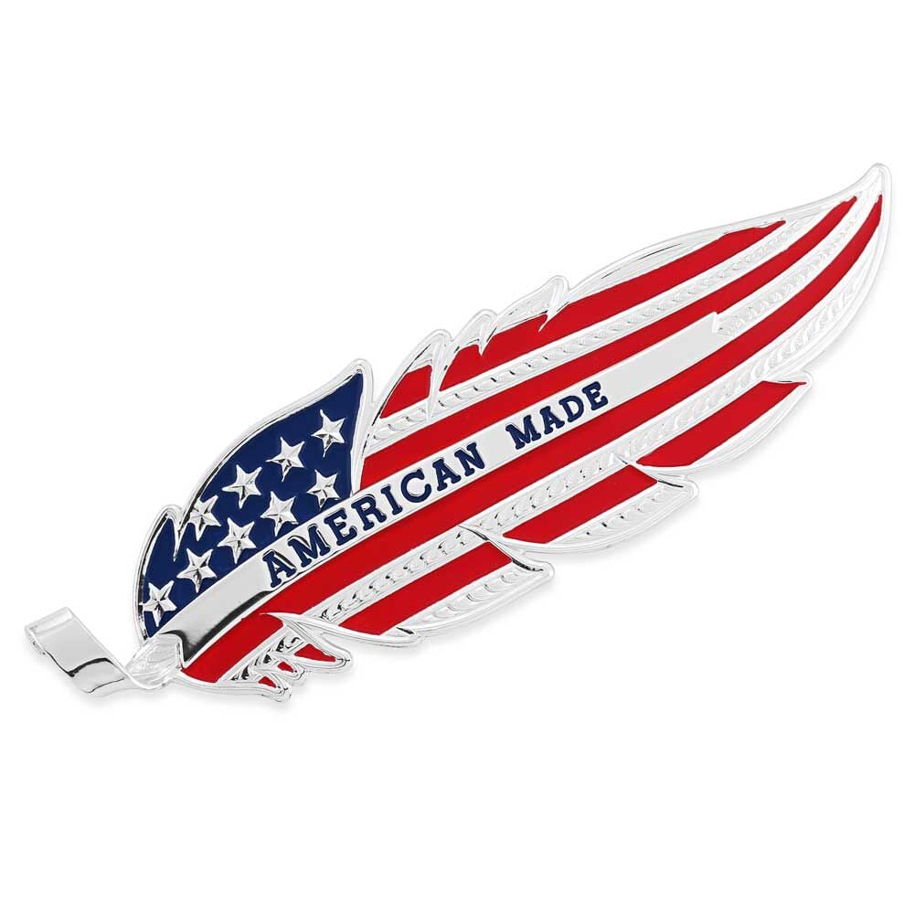 image of Big Bold Stripes American Made Hat Feather