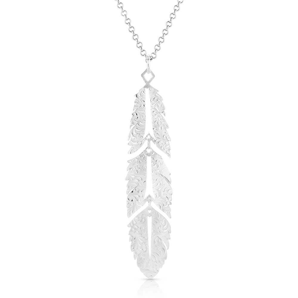 image of Freedom Feather American Made Necklace