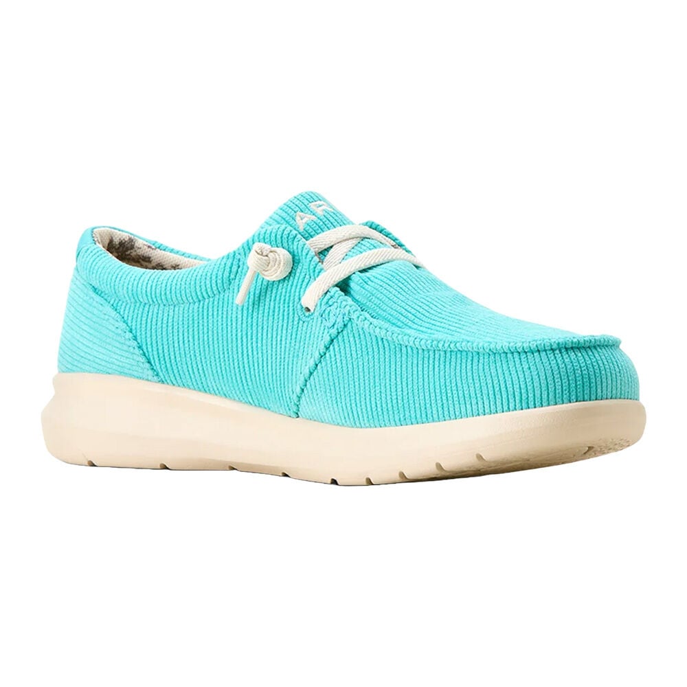 image of Women's Hilo Slip On Shoe, Turquoise Corduroy