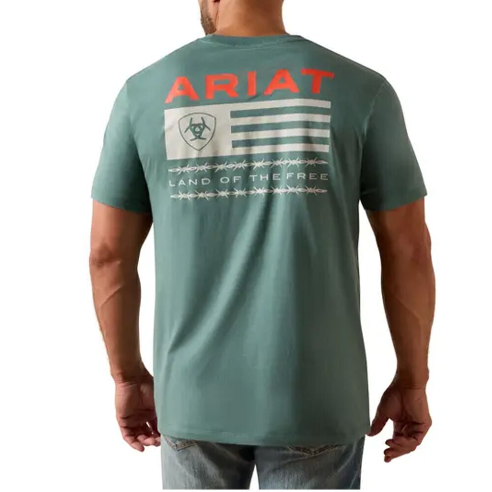 image of Men's Hidden Valley Flag Short Sleeve T-Shirt