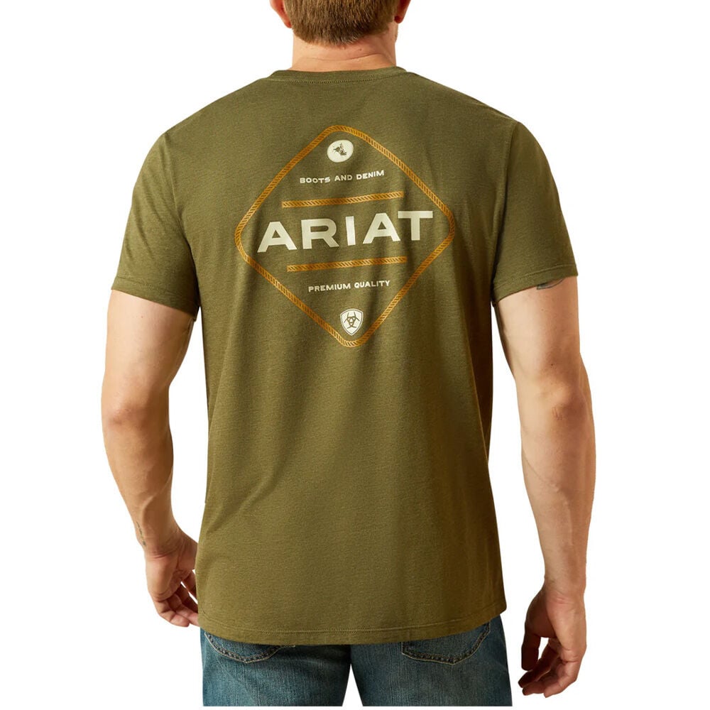 image of Men's Roped Diamond Short Sleeve T-Shirt