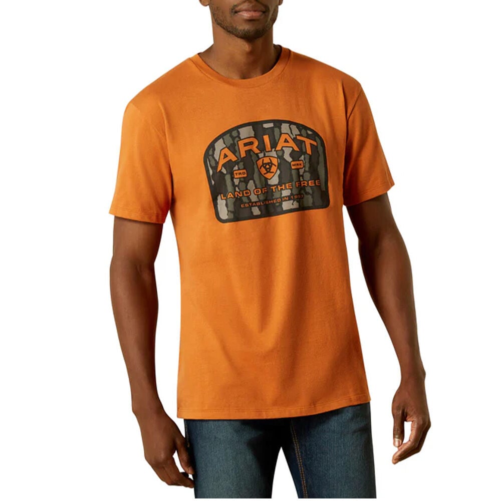 image of Men's Underlands Camo Badge Short Sleeve T-Shirt