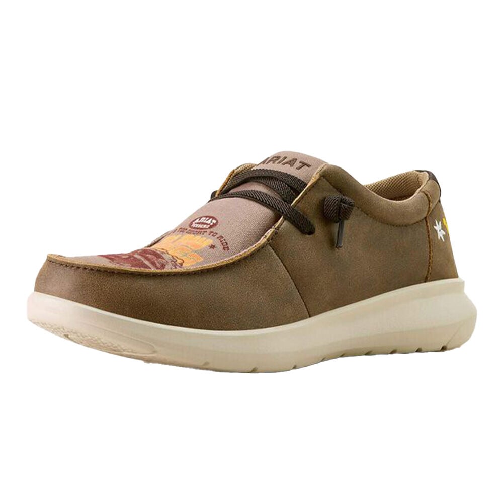 image of Men's Hilo Sendero Slip On Shoe, Brown Bomber