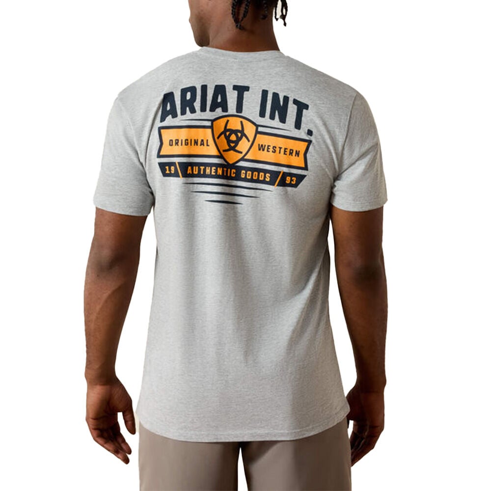 image of Men's Banner Badge Graphic Short Sleeve T-Shirt