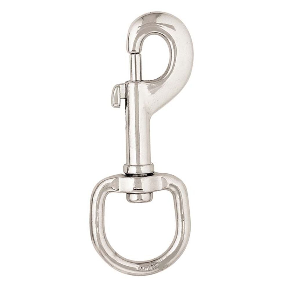 image of Nickel Plated Swivel Snap- #Z225, 1 in