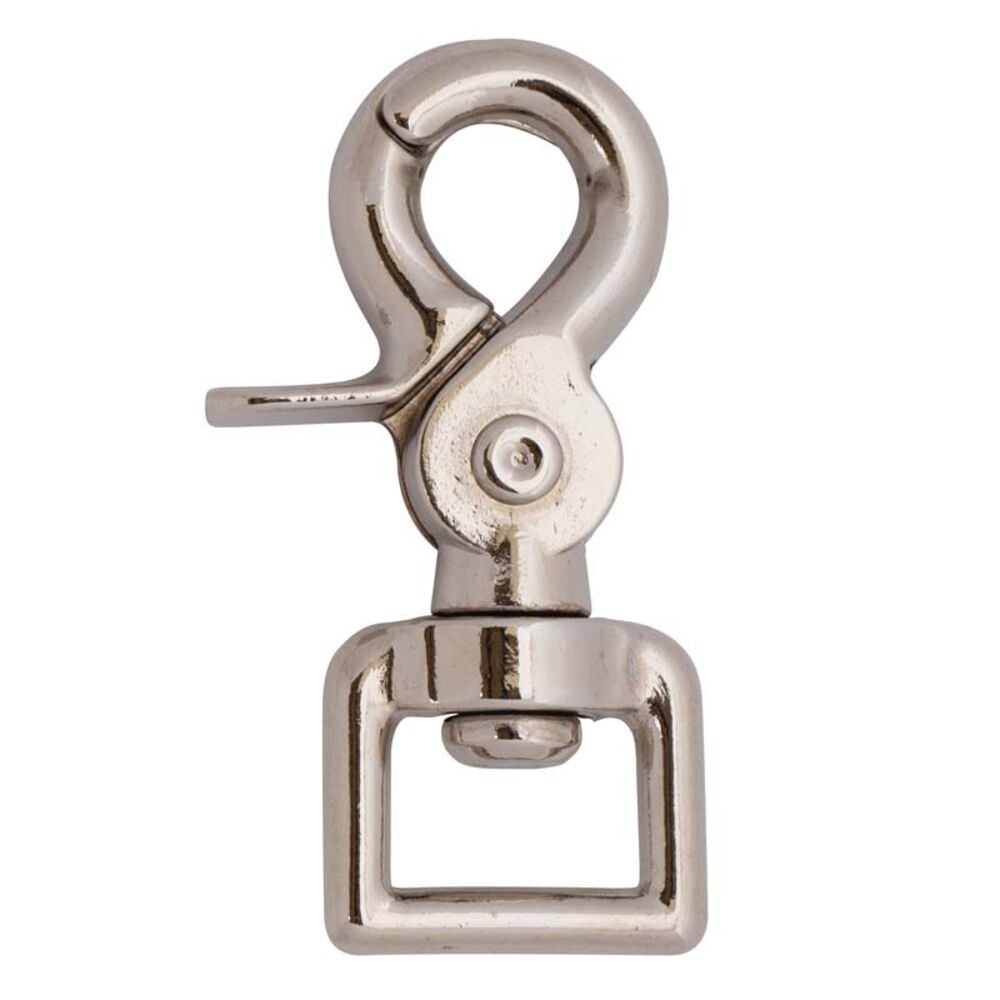 image of Nickel Plated Square Scissor Snap- 3/4 in