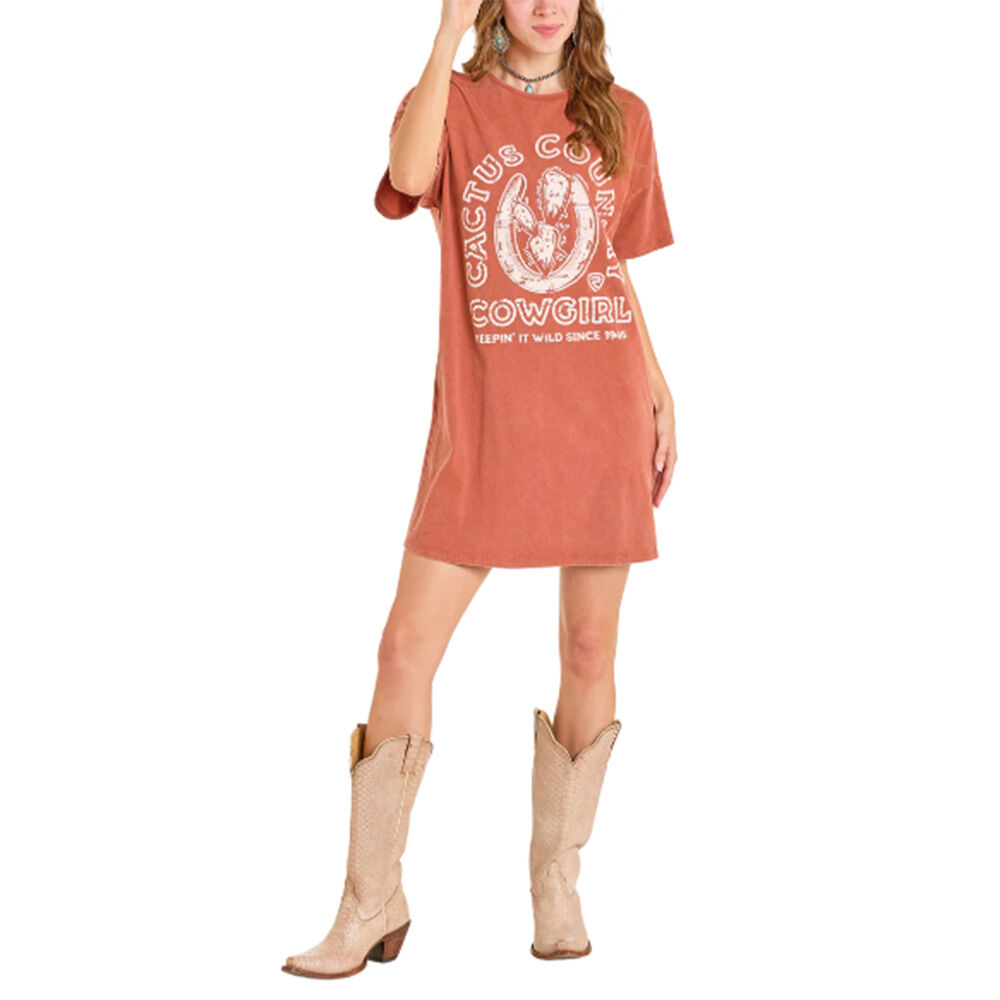 image of Women's Graphic T-Shirt Dress