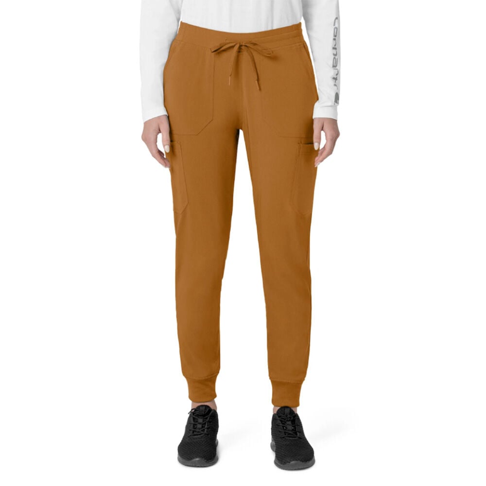 image of Women's Scrub Pants- Cross-Flex, Jogger, Fox Brown