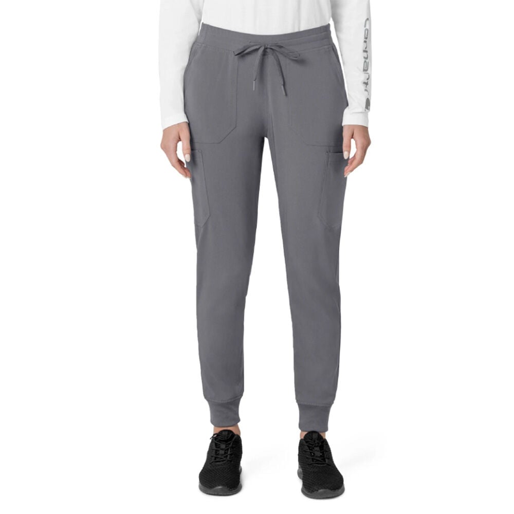 image of Women's Scrub Pants- Cross-Flex, Jogger, Pewter