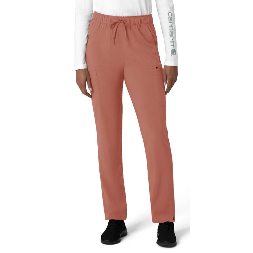 image of Women's Scrub Pants- Cross-Flex, Cargo, Wild Rose