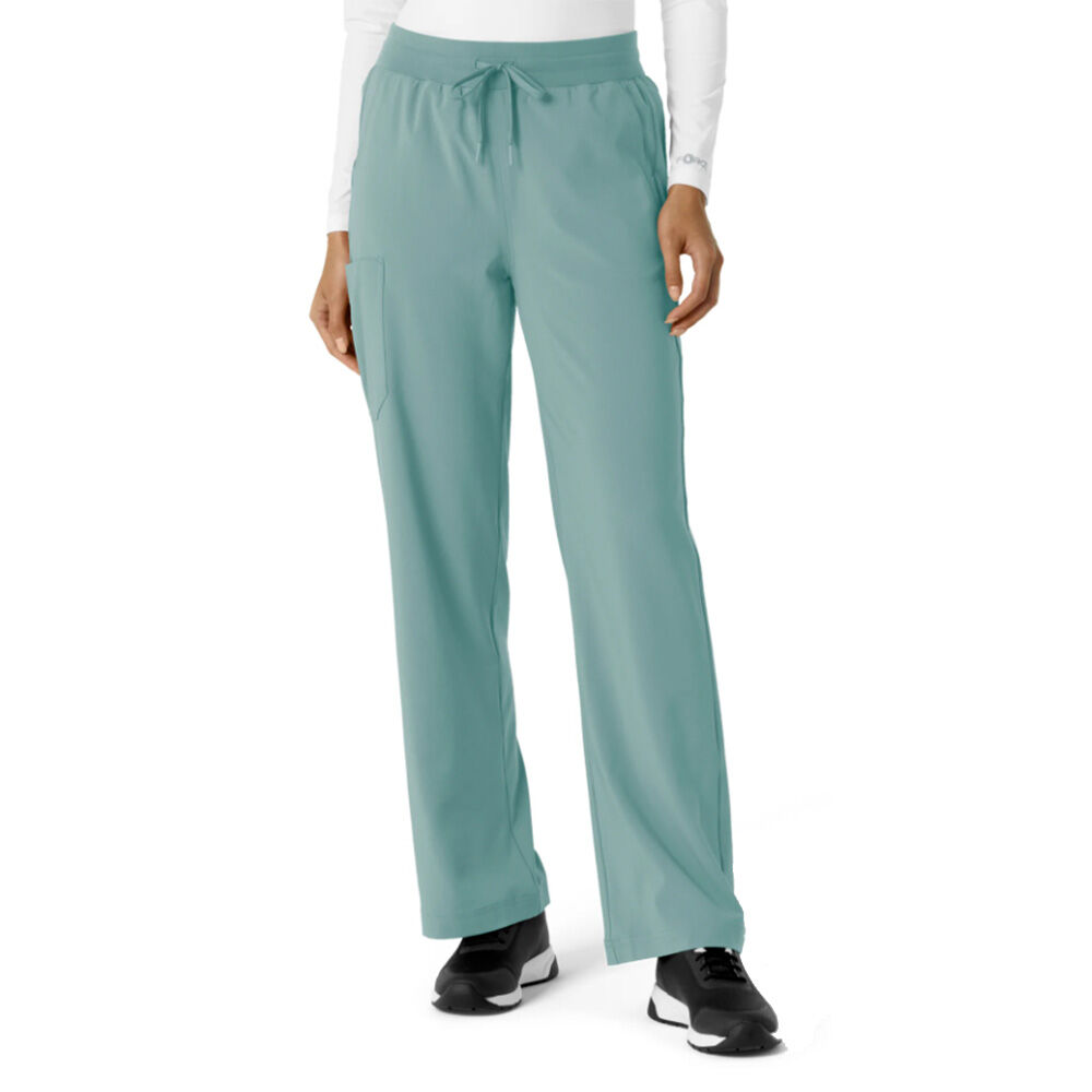 image of Women's Scrub Pants- Cross-Flex, Boot Cutummer Blue
