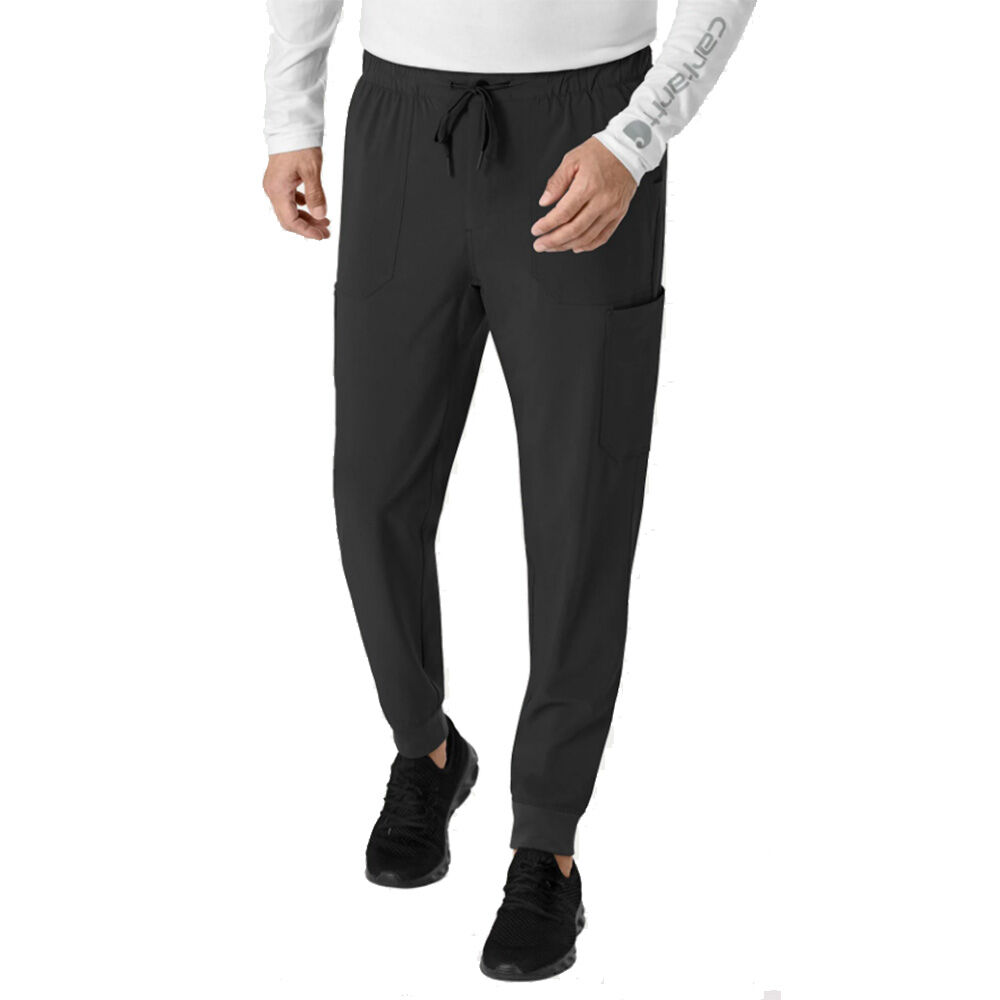 image of Men's Scrub Pants- Cross-Flex, Jogger, Black