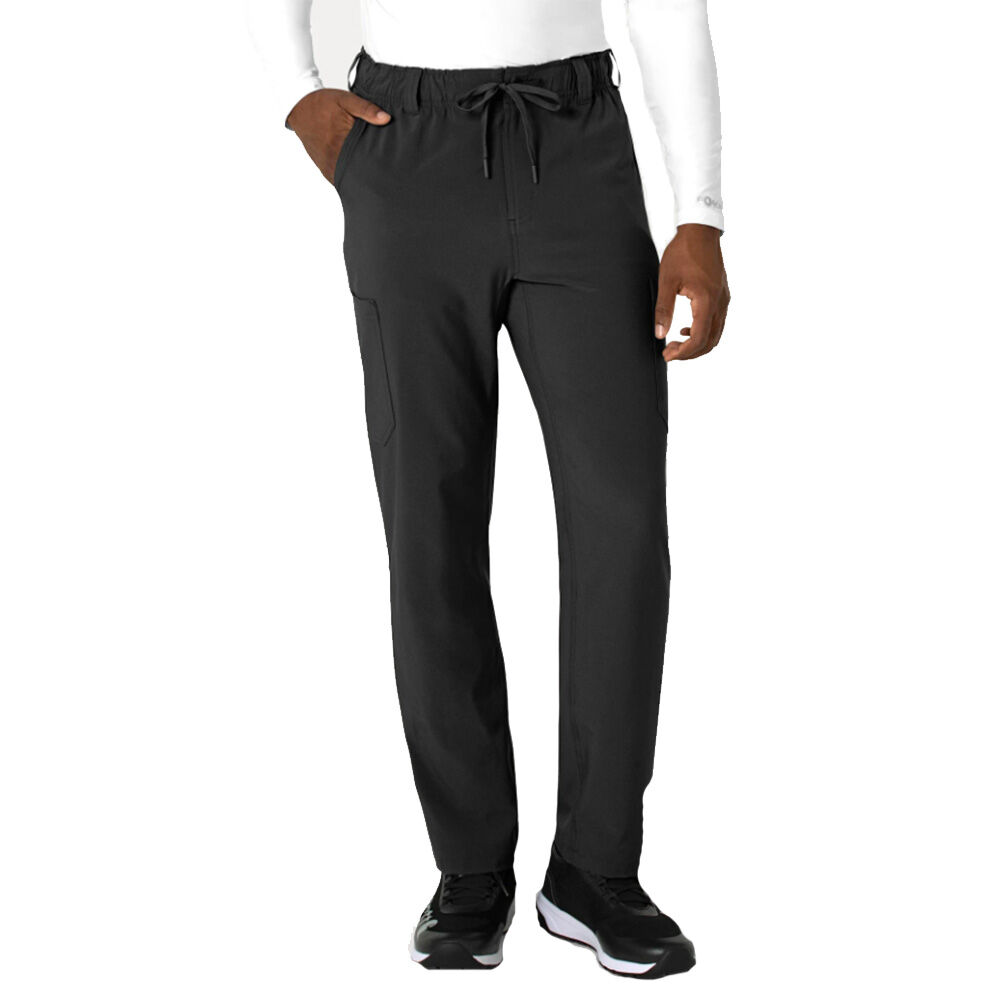 image of Men's Scrub Pants- Cross-Flex, Cargo, Black
