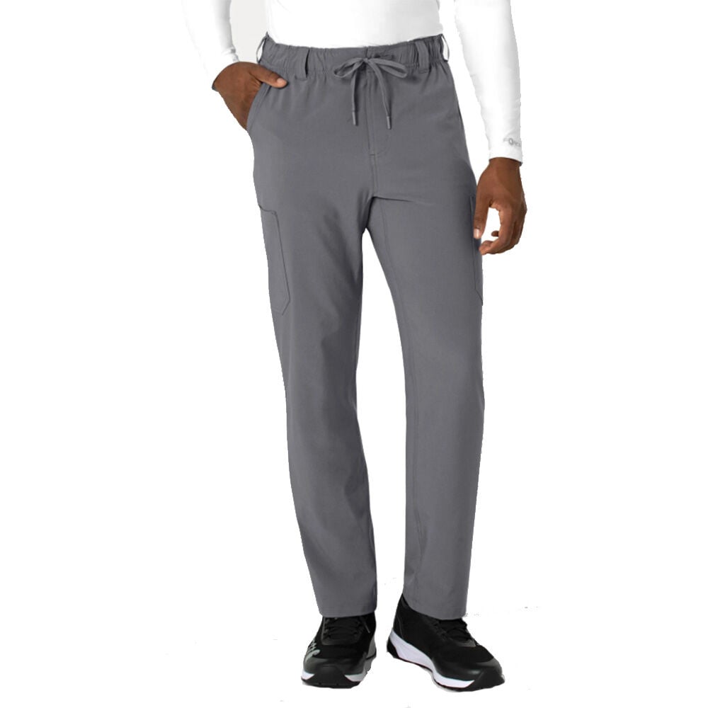 image of Men's Scrub Pants- Cross-Flex, Cargo, Pewter