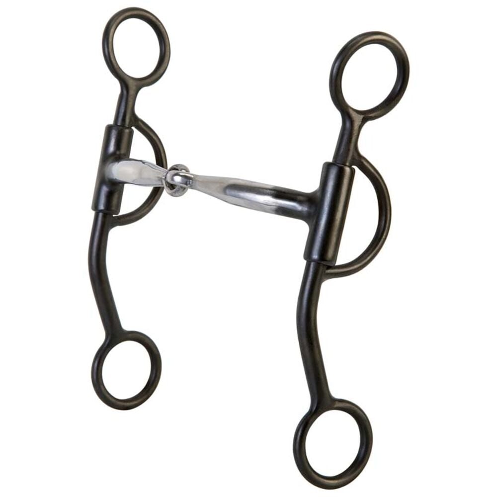 image of Professional Thin Style Shank Bit- Sweet Iron Mouth with Copper Inlay, 5 in 