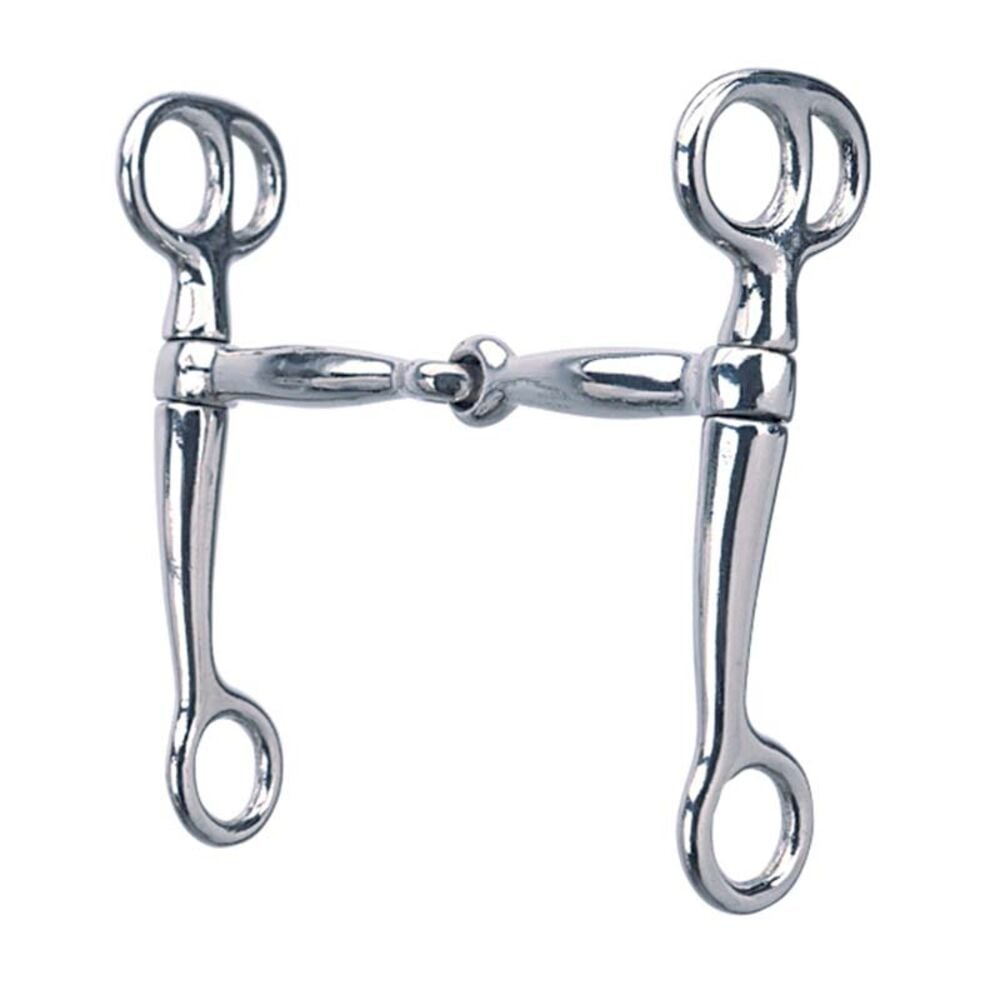 image of Nickel Plated Tom Thumb Snaffle Bit- 5 in Mouth
