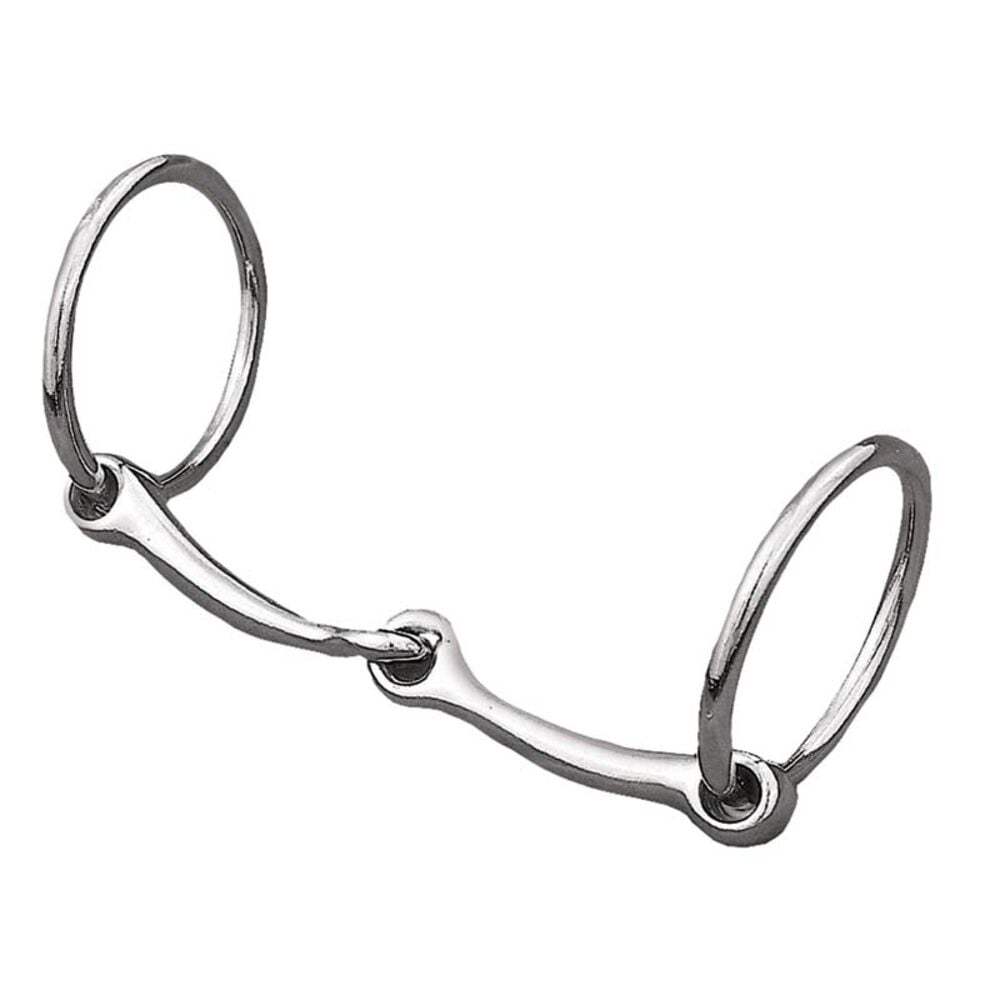 image of All Purpose Ring Snaffle Bit- Jointed, 5 in Mouth