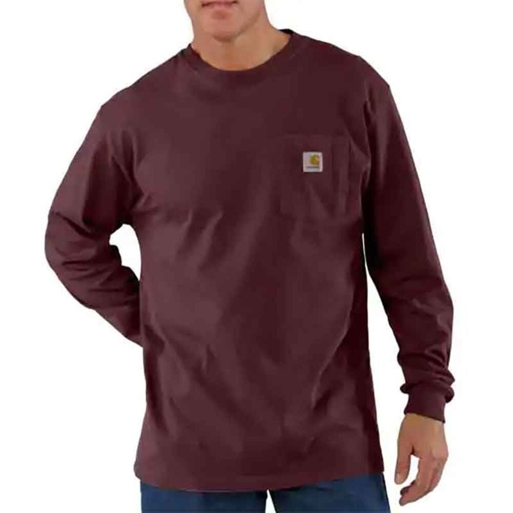 image of Men's Workwear Long Sleeve Pocket Tee