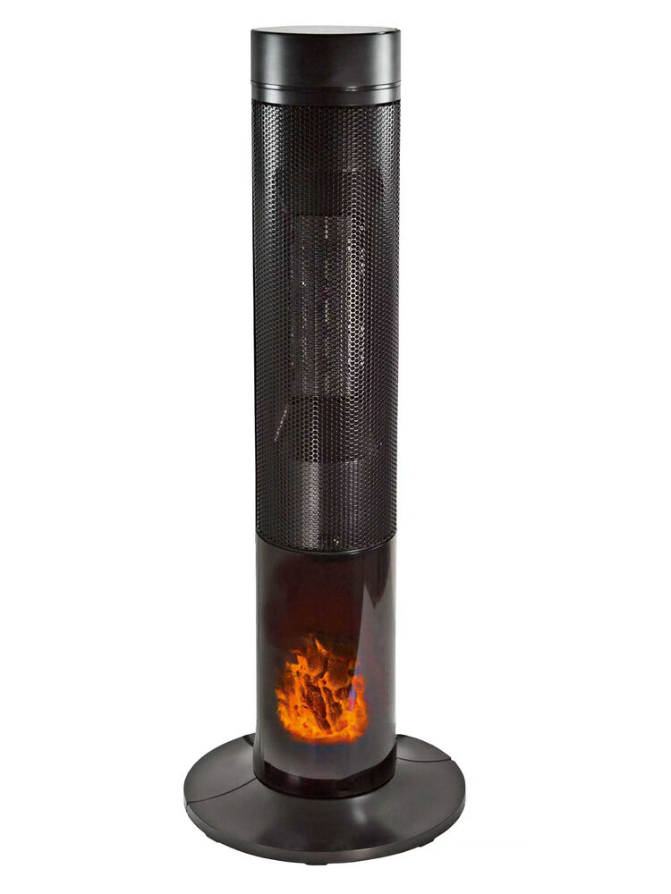 image of Digital Fireplace Ceramic Tower Heater (Brand May Vary)