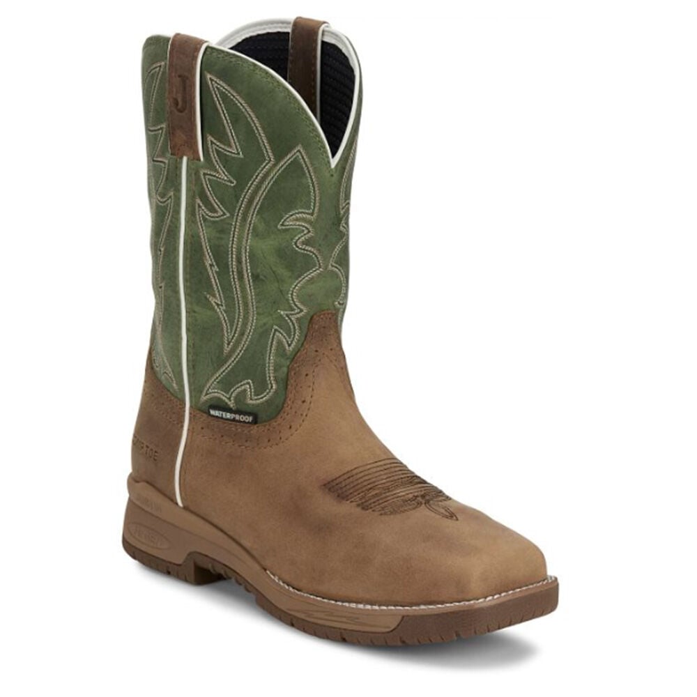 image of 11 in Men's Nitread Waterproof Nano Comp Square Toe Work Boot