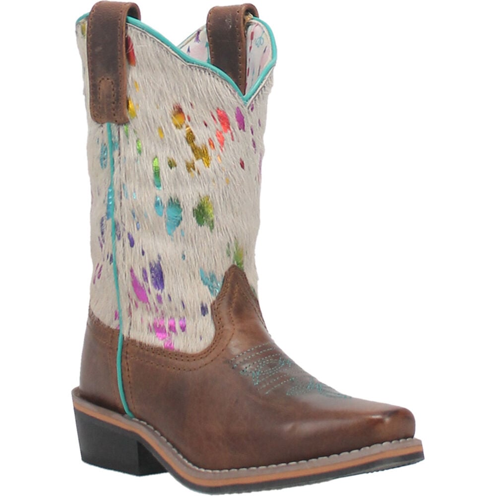 image of Kid's Rumi Leather Boot, White 