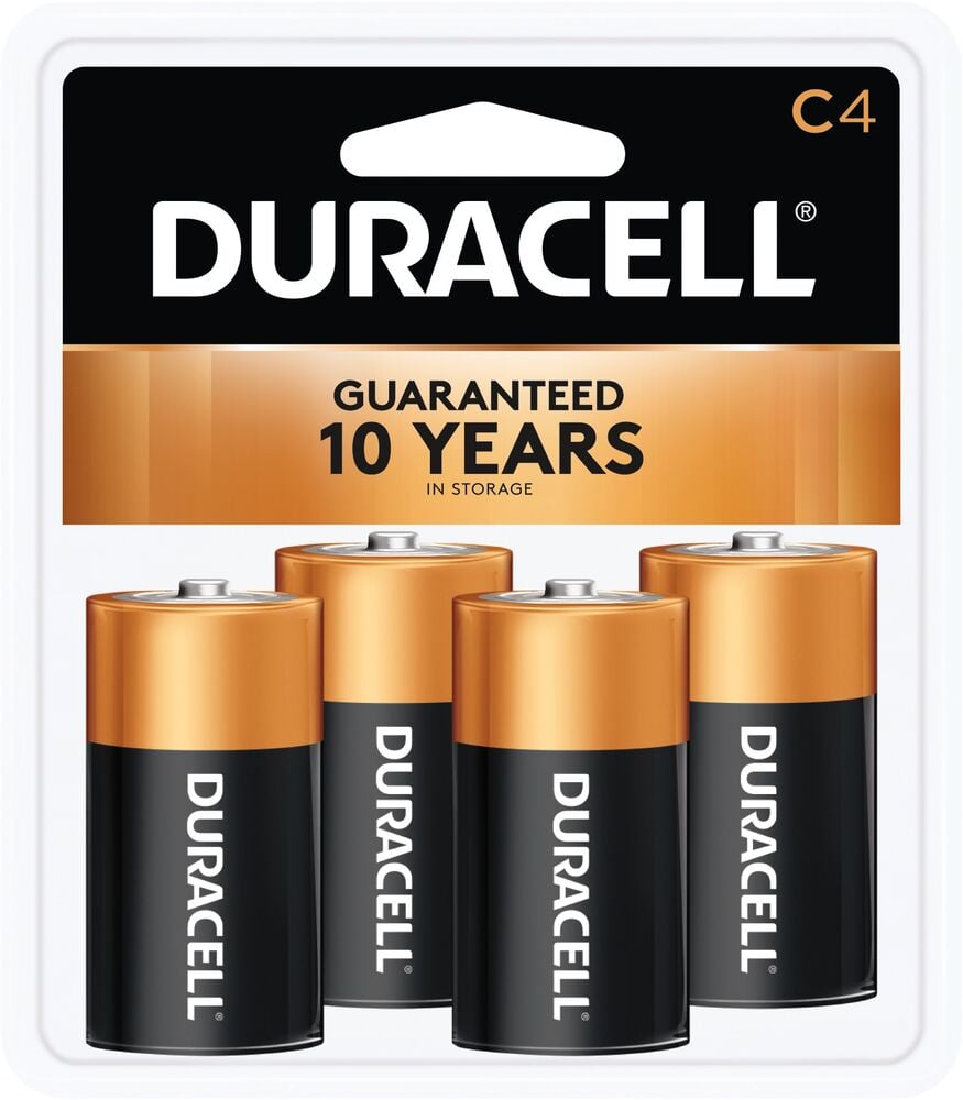 image of C Alkaline Battery, 4 Pack