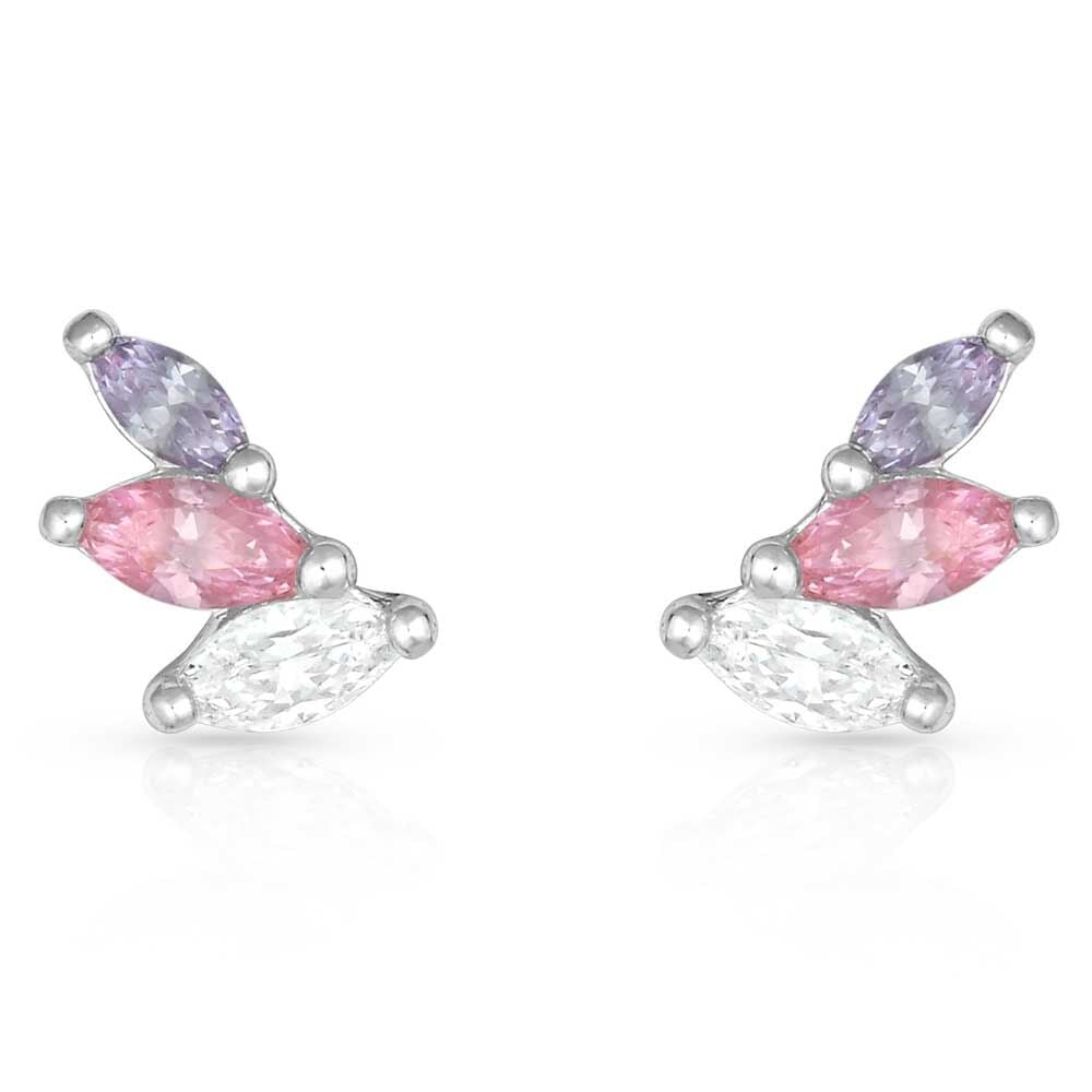 image of Flared Cluster Wing Earrings