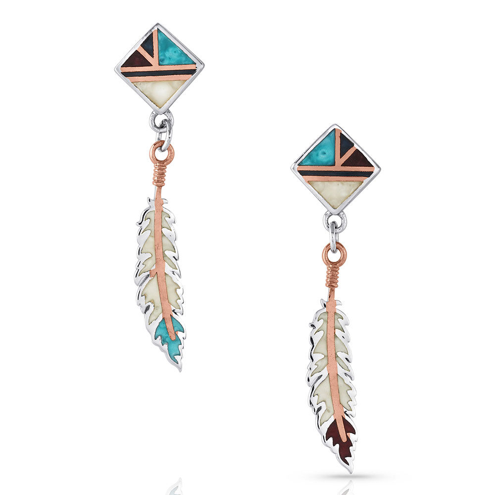 image of American Legends Feather Earrings