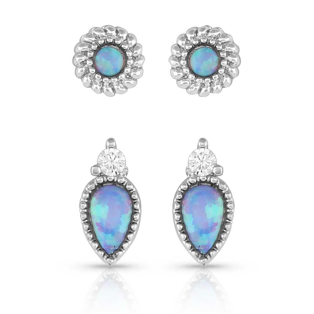 image of Charming Duo Opal Earrings