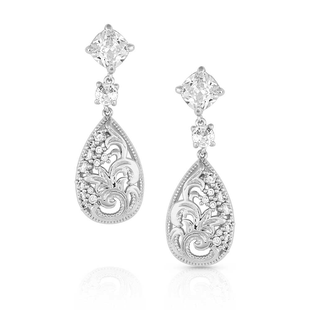 image of Moonlight Garden Crystal Earrings